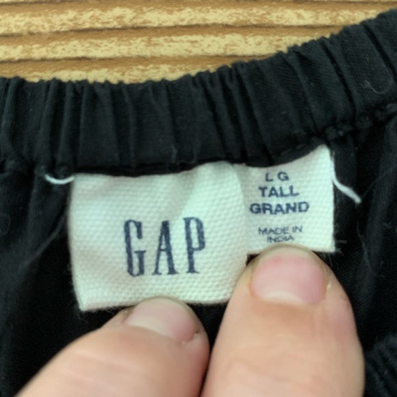 GAP BLACK PRETTY LACEY LACE BLOUSE BOHO FEMME - Picture 2 of 4